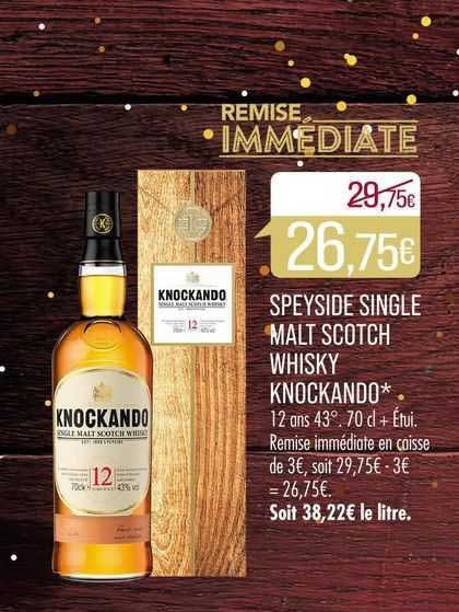 speyside single malt scotch whisky knockando