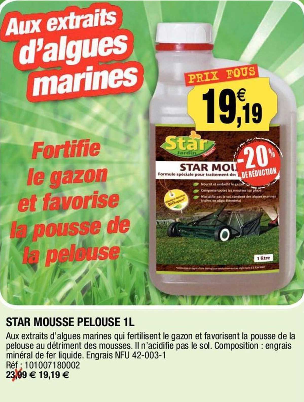 Star Mousse Pelouse 1l