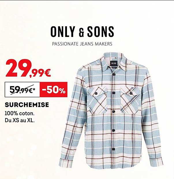 surchemise only & sons