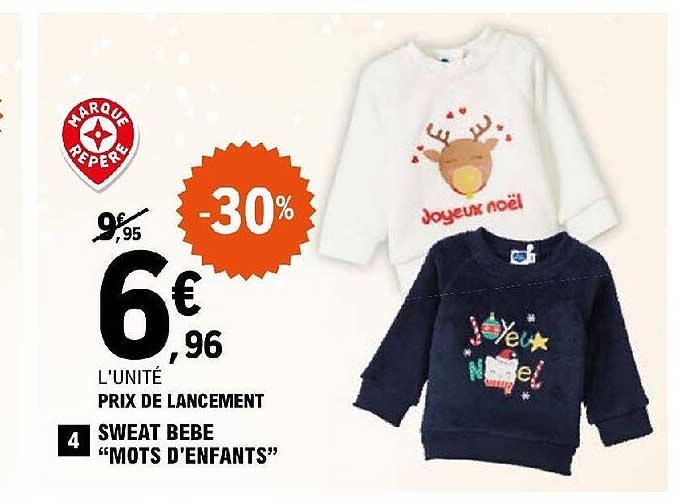 sweat bébé "mots d'enfants"