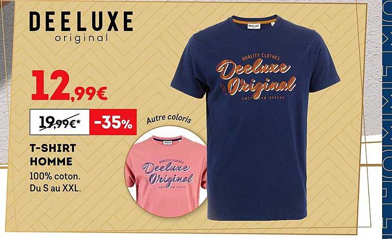 t-shirt homme deeluxe original