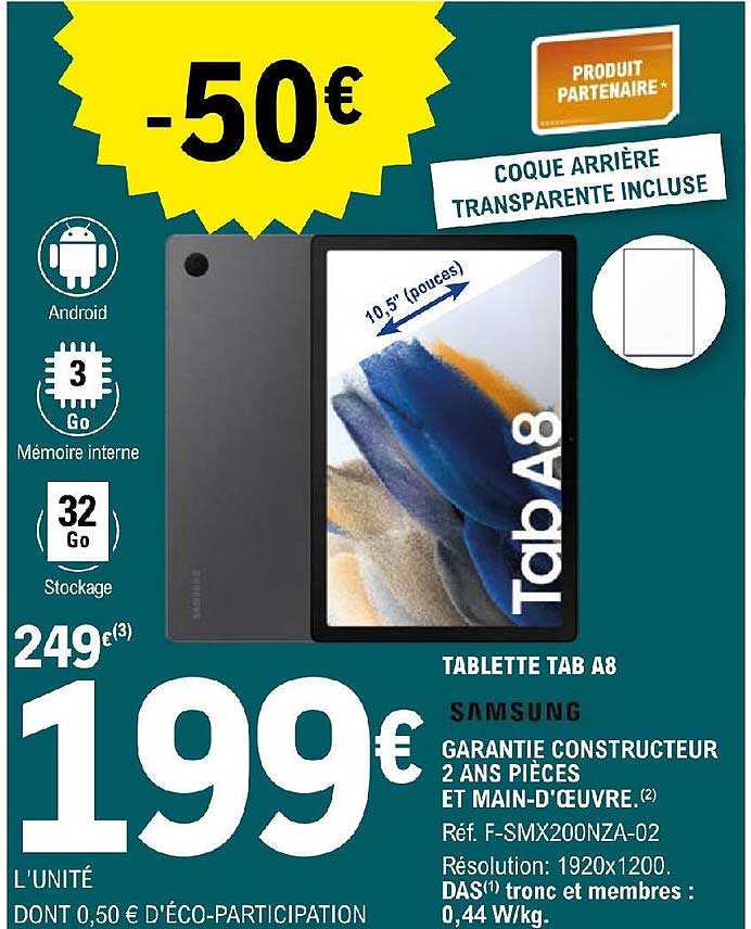 Tablette Tab A8 Samsung