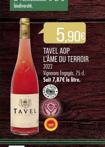 Tavel Aop L'âme De Terroir
