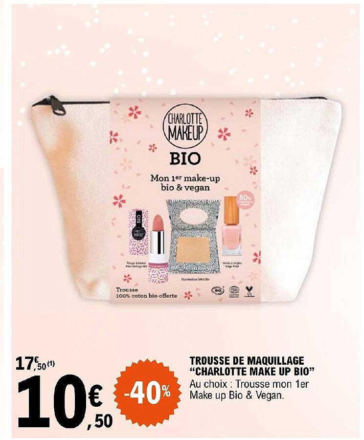 trousse de maquillage "charlotte make up bio"