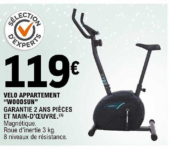 vélo appartement "woodsun"