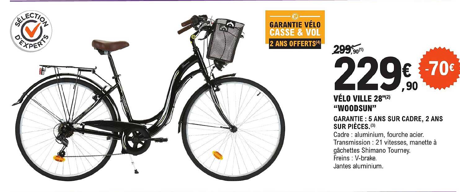 vélo ville 28" "woodsun"