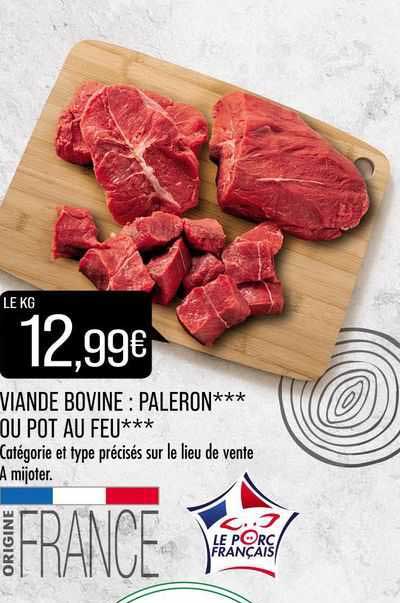 Viande Bovine : Paleron Ou Pot Au Feu
