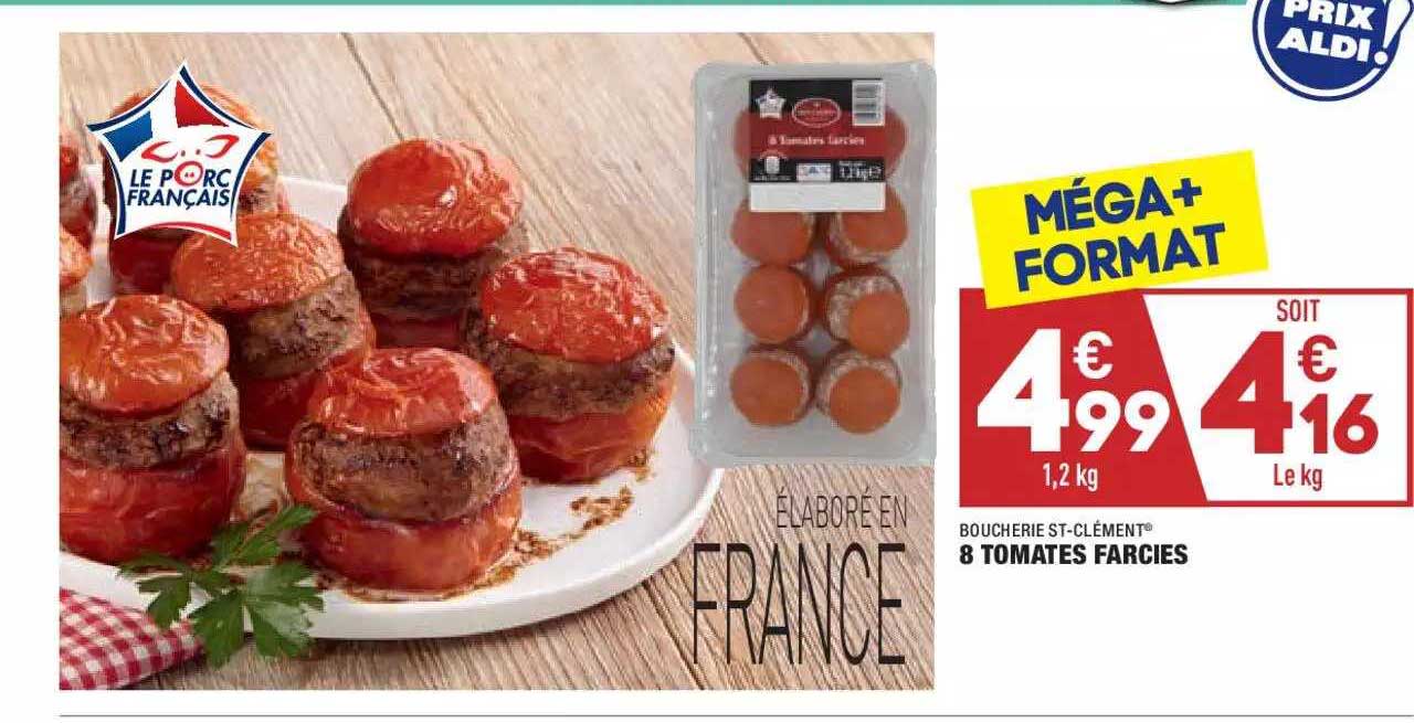 8 Tomates Farcies Boucherie St-clément