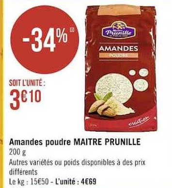 amandes poudre maitre prunille