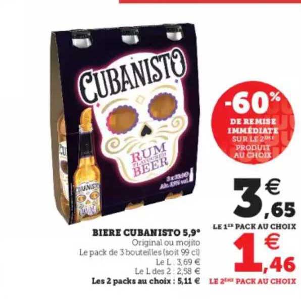 bière cubanisto 5,9°