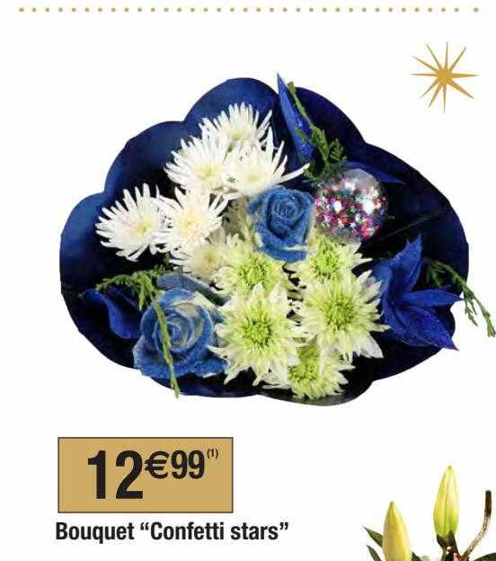 bouquet "confetti stars"