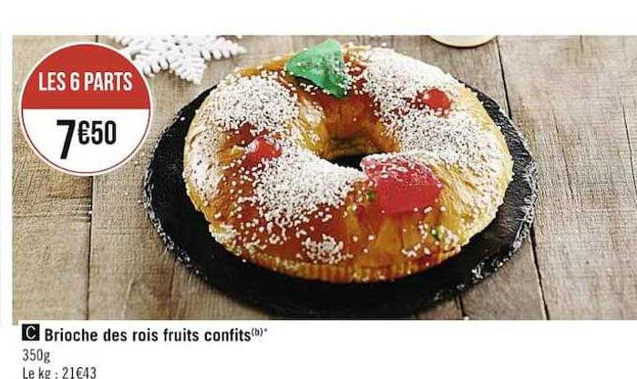 brioche des rois fruits confits