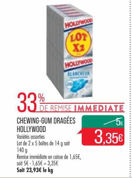 chewing-gum dragées hollywood