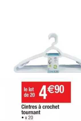 Cintres à Crochet Tournant
