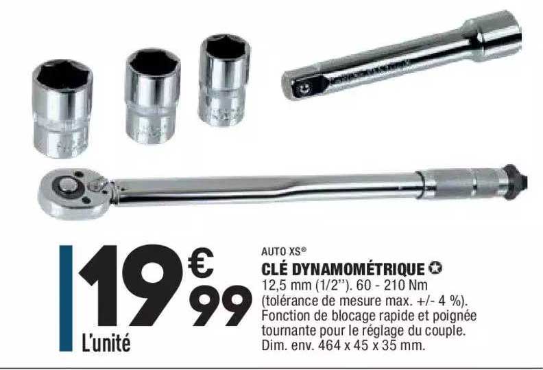 clé dynamométrique auto xs