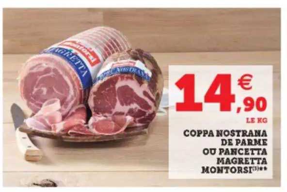Coppa Nostrana De Parme Ou Pancetta Magretta