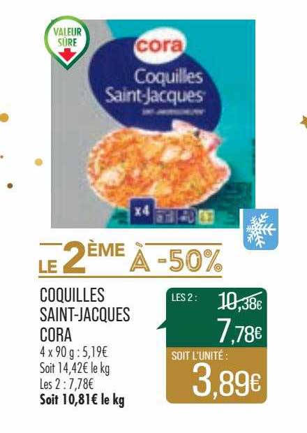 coquilles saint-jacques cora