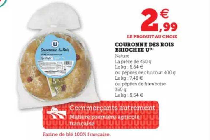 couronne des rois briochée u