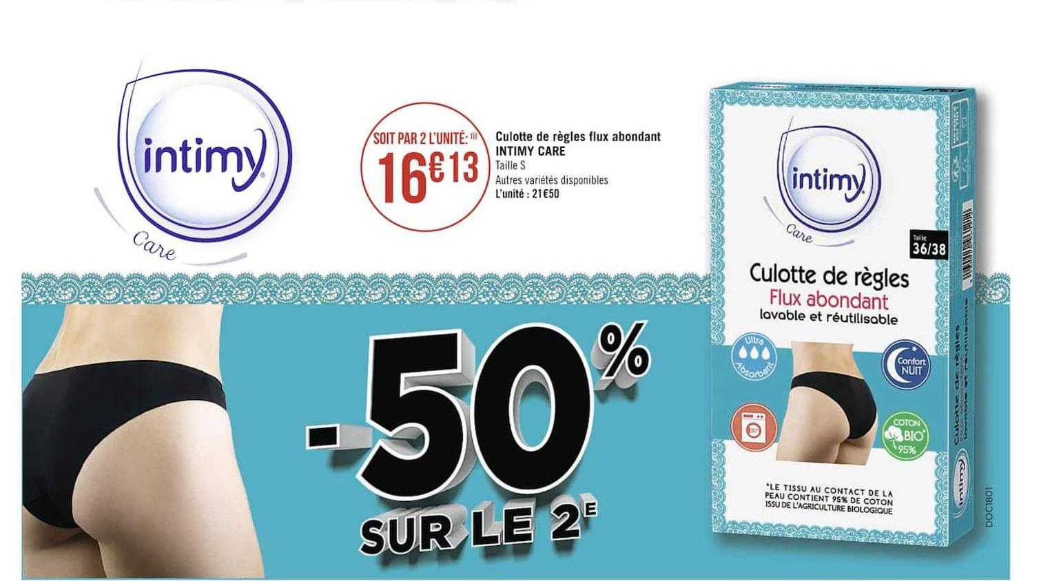 culotte de règles flux abondant imtimy care