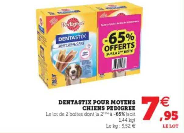 Dentastix Pour Moyens Chiens Pedigree