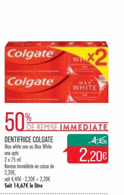 Dentifrice Colgate