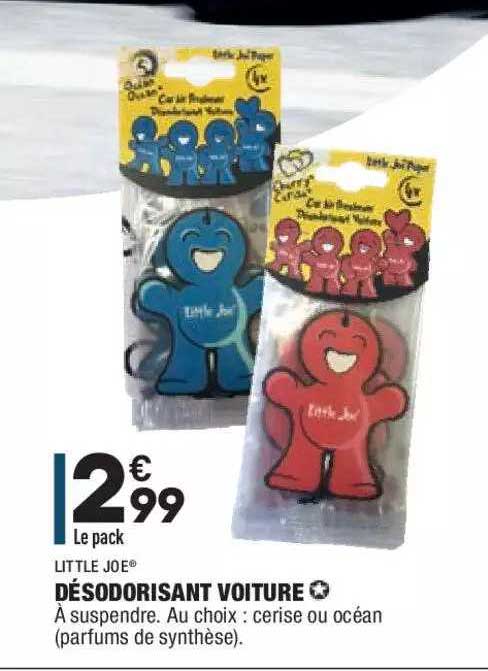 désodorisant voiture little joe