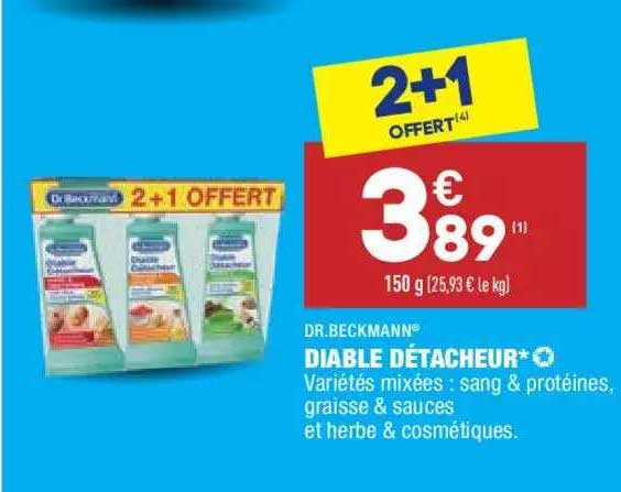 diable détacheur dr. beckmann