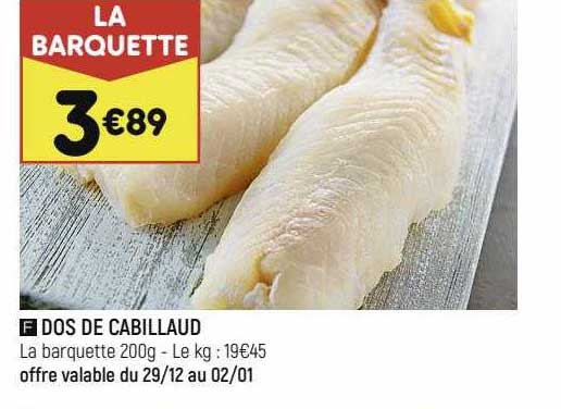 Dos De Cabillaud