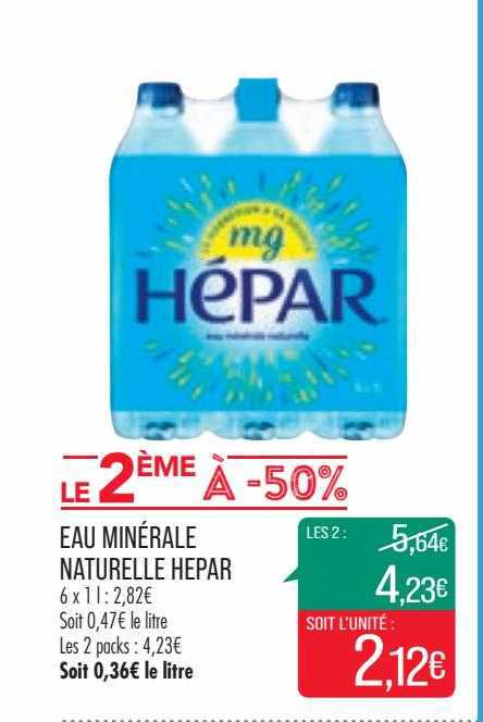 Eau Minérale Naturelle Hépar