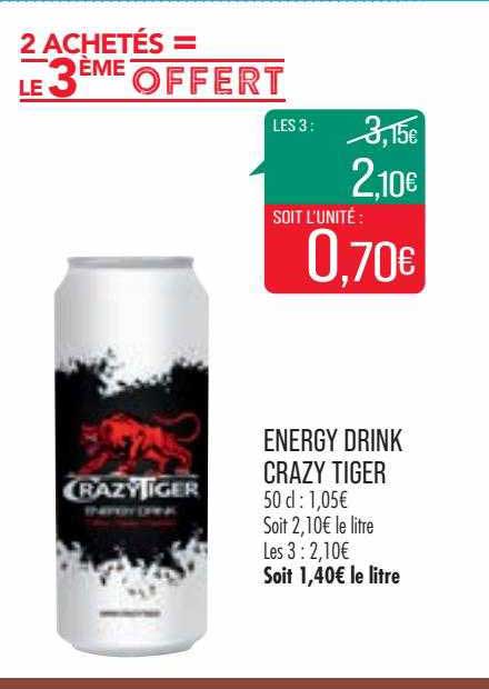 energy drink crazy tiger