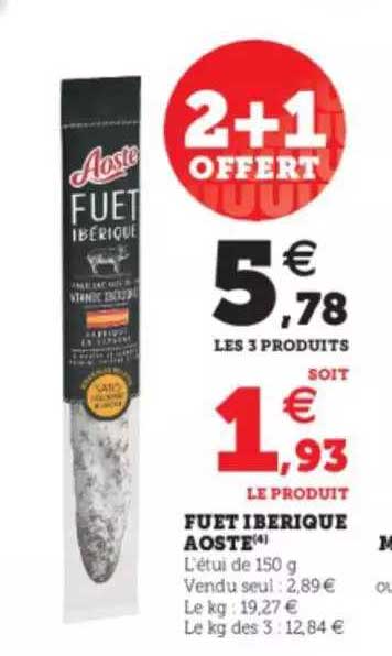 Fuet Ibérique Aoste