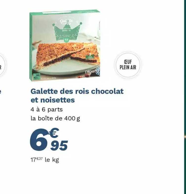 galette des rois chocolat et noisettes