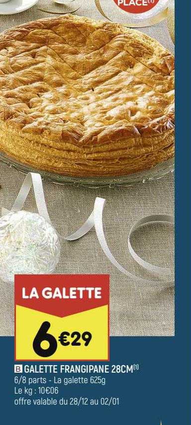 galette frangipane 28 cm