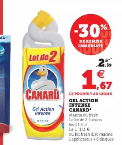 Gel Action Intense Canard