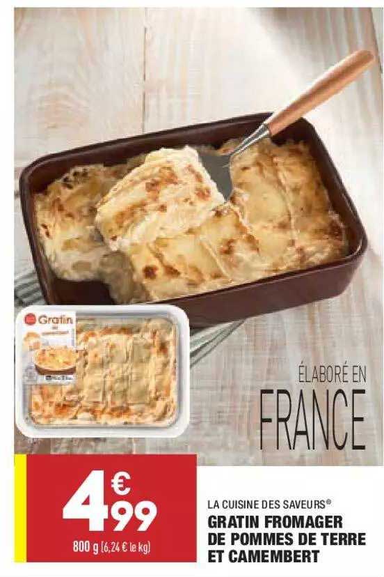 Gratin Fromager De Pommes De Terre Et Camembert La Cuisine Des Saveurs
