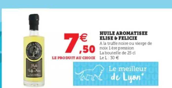 huile aromatisée elise & félicie