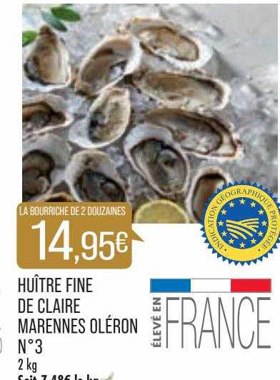 huître fine de claire marennes oléron n°3