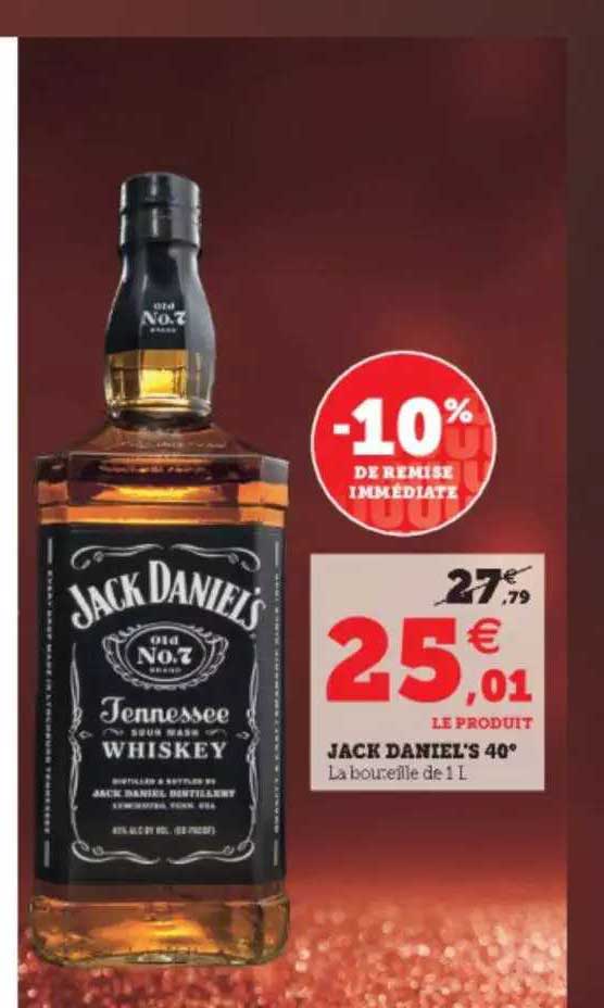 jack daniel's 40°