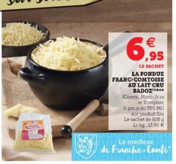 la fondue franc-comtoise au lait cru badoz