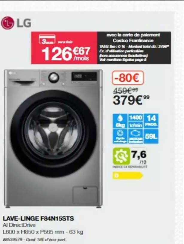 Lave-linge Lg