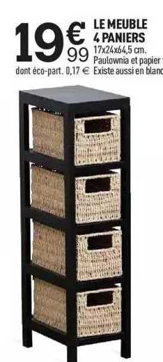 Le Meuble 4 Paniers
