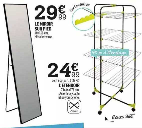 Le Miroir Sur Pied , L'étendoir