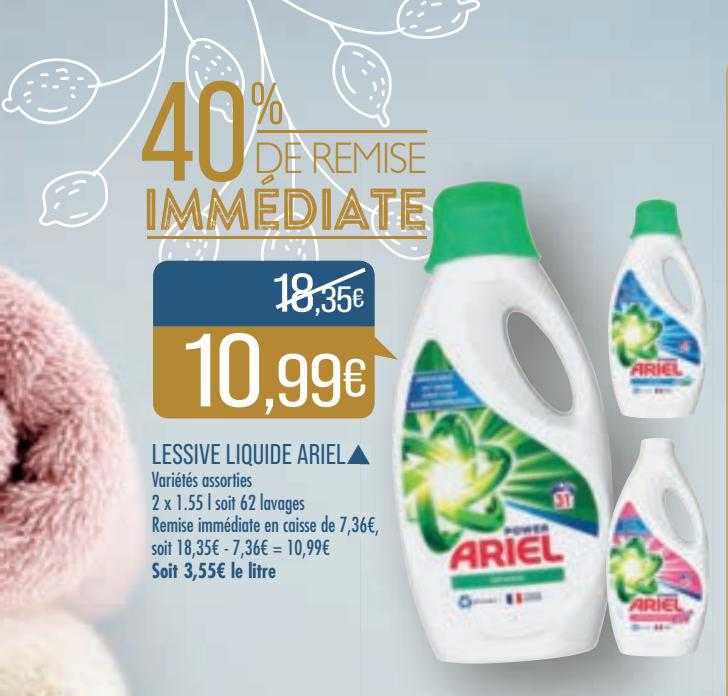 Lessive Liquide Ariel