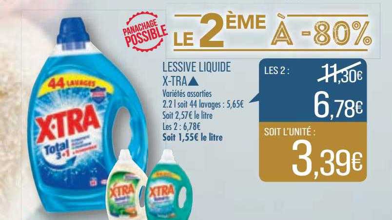 Lessive Liquide X-tra