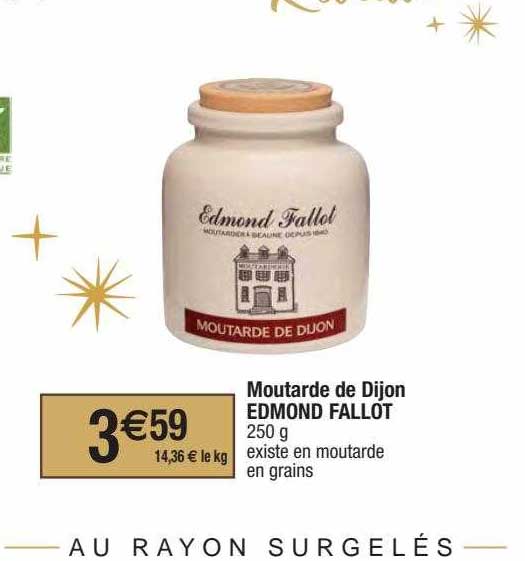moutarde de dijon edmond fallot