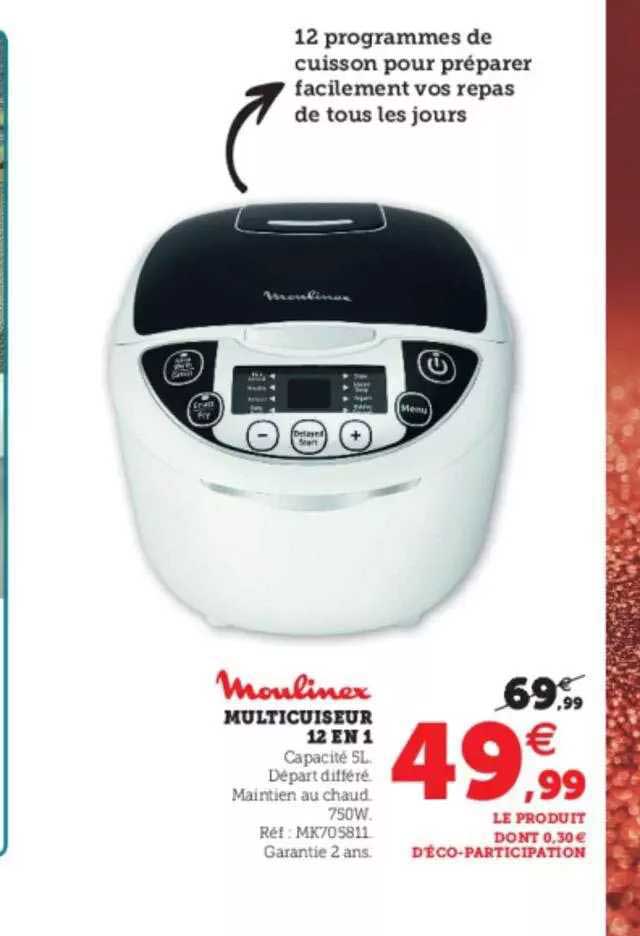 Multicuiseur 12 En 1 Moulinex