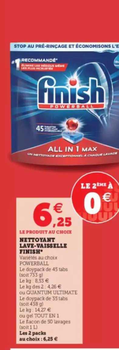 Nettoyant Lave-vaisselle Finish