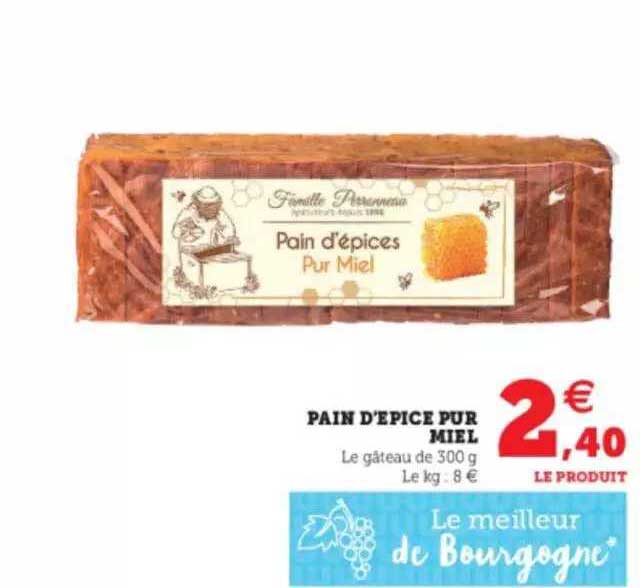 pain d'épice pur miel