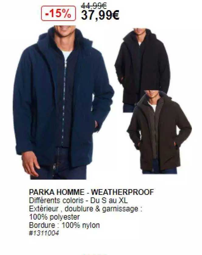 Parka Homme - Weatherproof