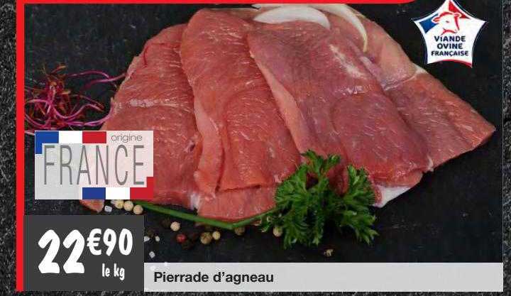 pierrade d'agneau